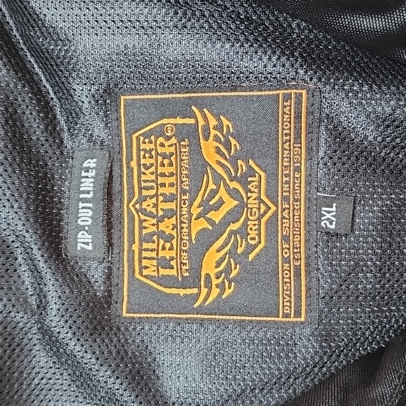 Milwaukee Leather Men's Riding Jacket - Picture 2 of 3